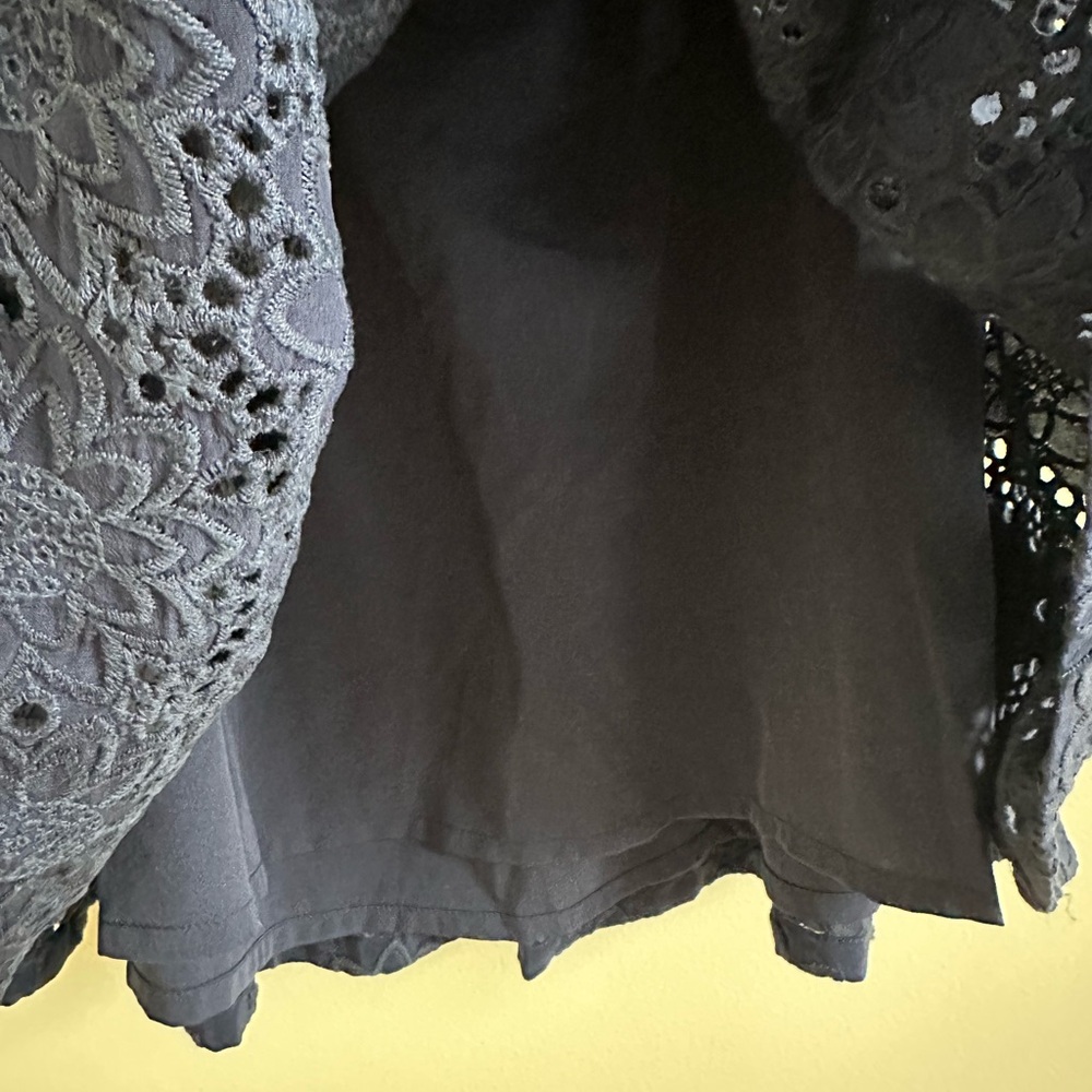 Michael Kors Floral Crochet Skirt - Picture 6 of 6